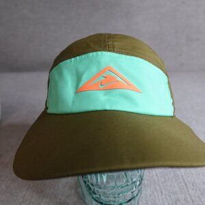 Nike Hat Trail Running Hat Green Olive DR0469-368 Dri-FIT AW84